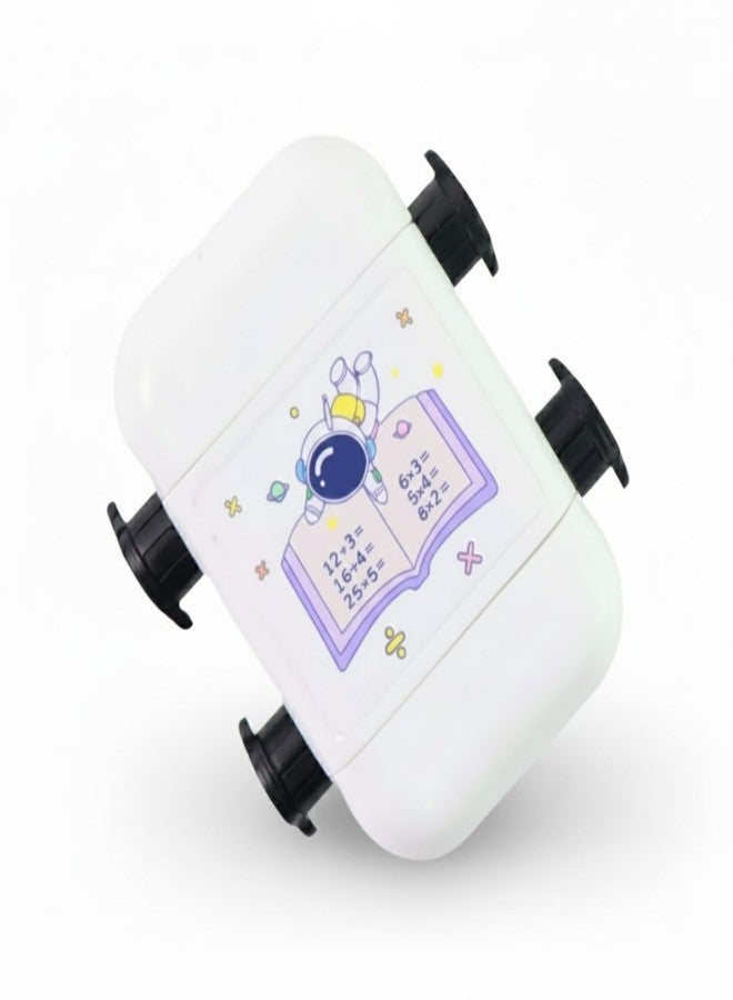 Drumstone 𝓓rumstone (𝟑𝐘𝐄𝐀𝐑 𝐖𝐀𝐑𝐑𝐀𝐍𝐓𝐘) Kids Math Learning Toy, Handheld Educational Math Board with Rotating Wheels, Multiplication & Addition Practice Tool Fun STEM Activity for Toddlers & Children - Image 1